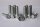 H&R Round-head screws-set silver R14 mm incl. Rim-Lock