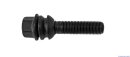 H&amp;R Kugelbundschraube schwarz Schraubenkopf &Oslash; = 28mm mit beweglichem Kugelbund M14 x 1,5 51mm SW 19