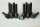 H&R Round-head movable screws set R14mm with rim lock black