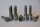 H&R Round-head movable screws set R14mm with rim lock silver