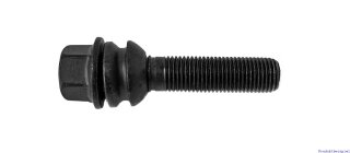 H&R Round-head movable screws R14mm black