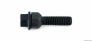 H&amp;R Kugelbundschraube schwarz Schraubenkopf &Oslash; = 28mm mit beweglichem Kugelkonus f&uuml;r Porsche Original Alu-R&auml;der M14 x 1,5 63mm SW 19