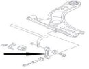 V-Maxx Koppelstangen, verstellbar SBG4 Audi A3 (Typ 8L) ohne Quattro