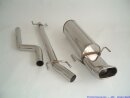 FMS 3 Zoll 76mm Anlage Edelstahl Opel Astra G OPC...