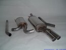 FMS 70mm Anlage Edelstahl Audi A6 Frontantr (4B) 1.8Turbo...