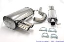 FMS 70mm Anlage Edelstahl BMW 3er E92 Coupe (392C,ab 05) 320d 110/120/130kW