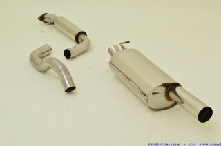 FMS 70mm Anlage Edelstahl Seat Leon Allrad (1M, 02-05) 2.8l V6 150kW 882704A-x