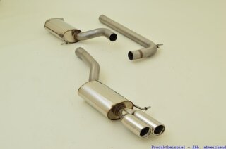 FMS 70mm Anlage Edelstahl Skoda Octavia RS Lim + Combi (1Z,ab 05) 2.0 TDI 125kW