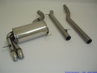 FMS 70mm Anlage Edelstahl VW Golf VI 4-Motion (Typ 1K, 10.08-12) 2.0l TDI 103kW