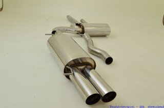 FMS 70mm Anlage Edelstahl VW Passat Frontantrieb (3B,96-10.00) 2.5l TDI 110kW