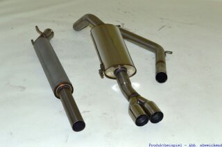 FMS 70mm Anlage o. Rohr V2A Peugeot RCZ (Typ 4J**, ab 10) 1.6l Turbo 115/147kW