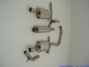 FMS 70mm Duplex-Anlage Edelstahl Ford Mondeo (BA7, ab 03.07) 2.5l Turbo 162kW