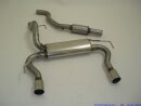 FMS 70mm Duplex-Anlage Edelstahl Opel Corsa D OPC N&uuml;rburgring Edition S-D 155kW