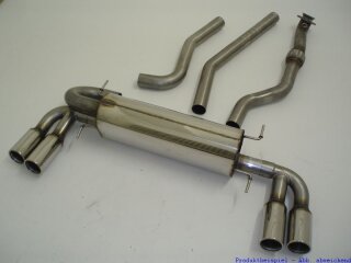 FMS 70mm Duplex-Anlage Edelstahl Opel GT (Typ K/R, ab 07) 2.0l Turbo 194kW