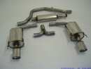 FMS 70mm Duplex-Anlage Edelstahl Opel Insignia Frontantr (0G-A) 1.6l Turbo 132kW