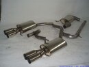 FMS 70mm Duplex-Anlage Edelstahl Skoda Octavia Lim +...