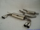 FMS 70mm Duplex-Anlage Edelstahl VW Tiguan 5N Frontantr...