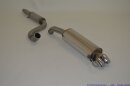 FMS 76mm (3 Zoll) Anlage Edelstahl VW Golf IV Lim (1J,97-03) 1.9TDI  981412-X3