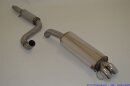 FMS 76mm (3 Zoll) Anlage Edelstahl VW Golf IV Lim (1J,97-03) 1.9TDI  981412-X3