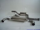 FMS 76mm Duplex-Anlage Edelstahl Ford Focus II RS (DA3-RS) 2.5Turbo 224/257kW