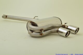 FMS 76mm Duplex-Anlage Edelstahl VW Golf VI R Allrad (1K, ab 09) 2.0l TSI 199kW