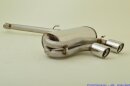 FMS 76mm Duplex-Anlage Edelstahl VW Golf VI R Allrad (1K, ab 09) 2.0l TSI 199kW
