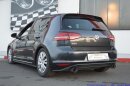 FMS 76mm Duplex-Anlage Edelstahl VW Golf VII GTI (AU,ab 13) 2.0l TSI 162/169kW