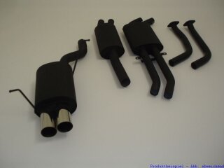 FMS Gruppe A Anlage aluminierter Stahl BMW 3er E46 Compact (346K) 325ti 141kW