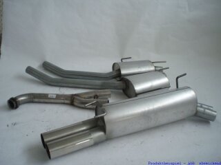 FMS Gruppe A Anlage aluminierter Stahl Opel Omega B Caravan 2.2l 16V 106kW