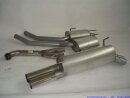 FMS Gruppe A Anlage aluminierter Stahl Opel Omega B Caravan 2.2l 16V 106kW