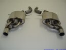 FMS Ø 2x70mm Duplex-Sportauspuff Edelstahl BMW 3er...