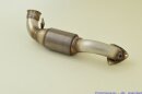 FMS 2x70mm Downpipe-Satz+ 200 Zellen HJS Sport-Kat Edelstahl BMW 1er M-Coupe E82